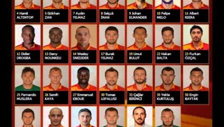 Galatasaray’ın En İyi Orta Saha Oyuncuları